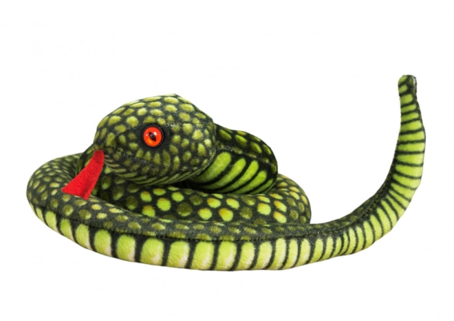 Plišasta zelena kača Maskot 100 cm