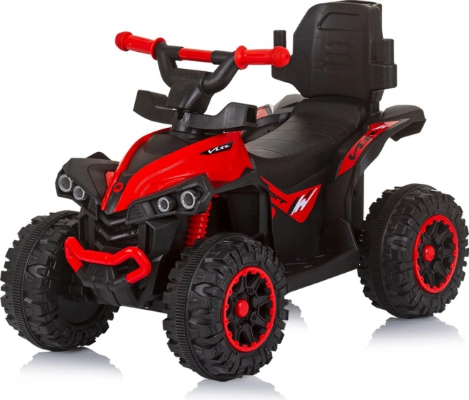 Chipolino poganjalec z vodilno palico in strehico ATV rdeče