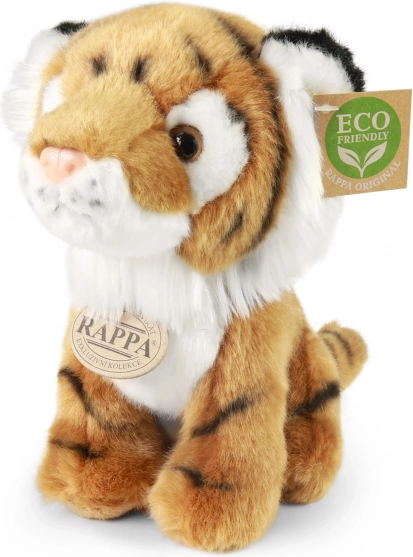 Plišasti tiger ECO-FRIENDLY sedeč 18 cm