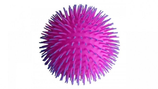 Kosmat balon z melirane svetleče tkanine