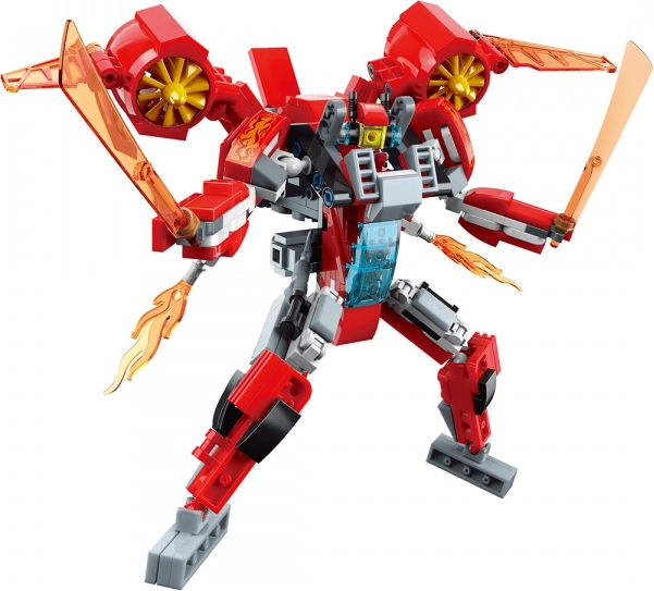 Qman Flame Blade Raider – sestavljanka robot in lovec 2v1