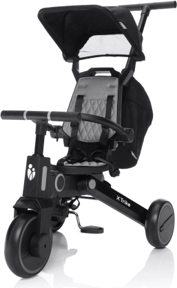 Otroški tricikel 7 v 1 X Trike – Lunarno siva