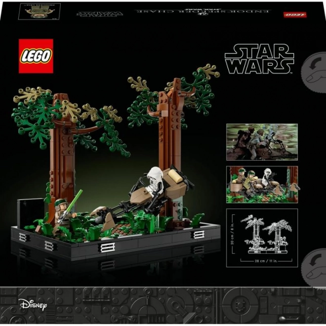 LEGO® Star Wars™ 75353 Preganjanje s spidrji na planetu Endor™ – diorama