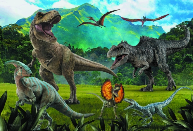 Sestavljanka dinozavri Jurassic Park 100 kosov