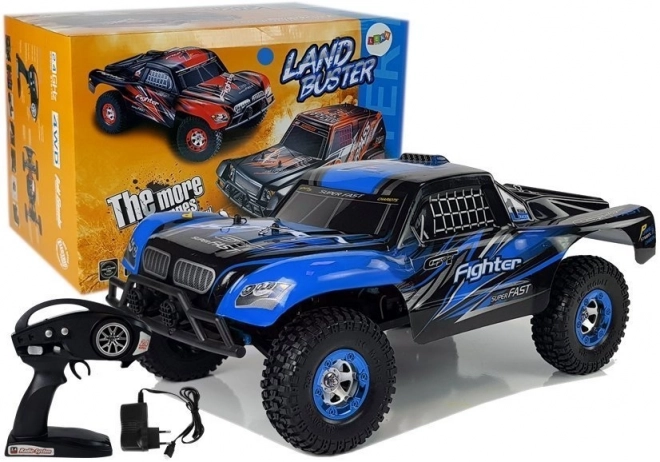 Daljinsko vodeni avto FY-01 4x4 Pick Up 1:12 R/C 40 km/h modra