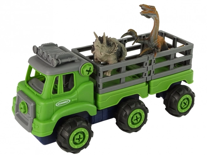 Transportno tovorno vozilo z dinozavri