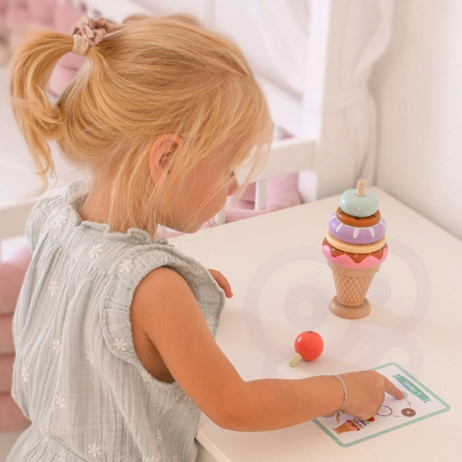 Montessori sladoledi Woopie Green leseni