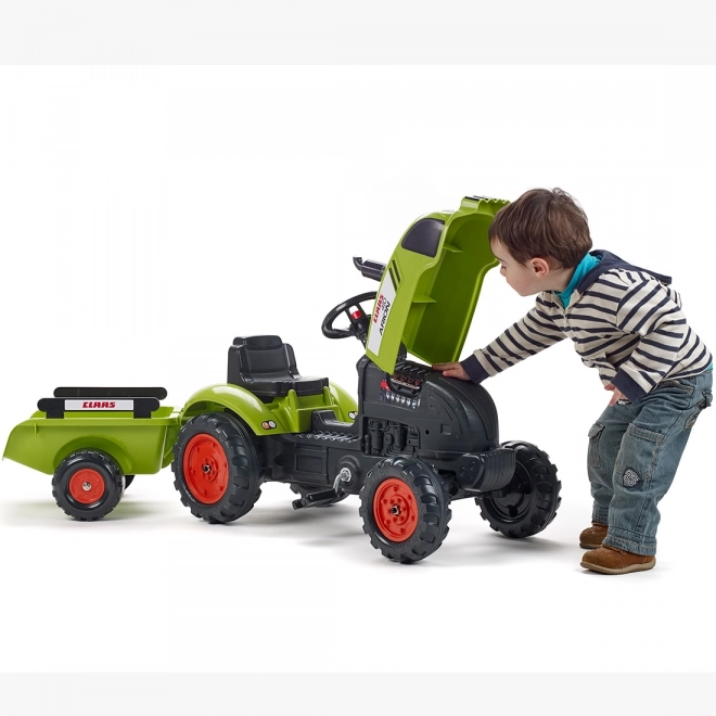 Traktor s pedali Claas Arion 410 z voznikom