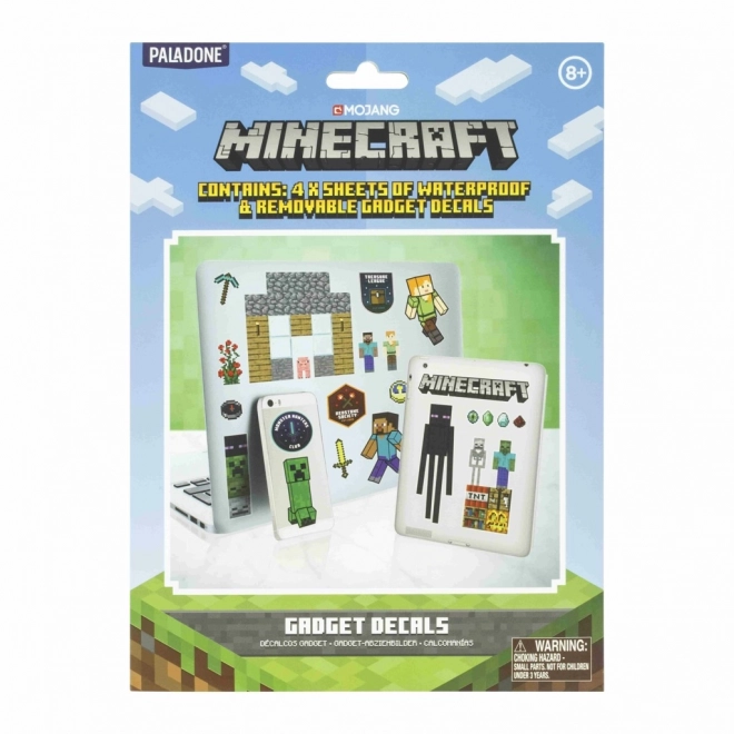 Nalepke z motivom Minecraft