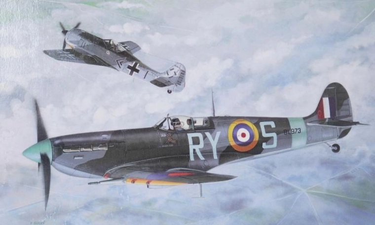 model letala supermarine spitfire mk.vb 1:72