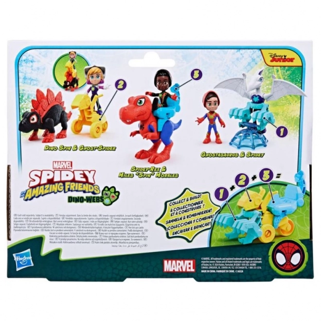 Spider-man spidey in njegovi neverjetni prijatelji figurica z dinozavrom in dodatki