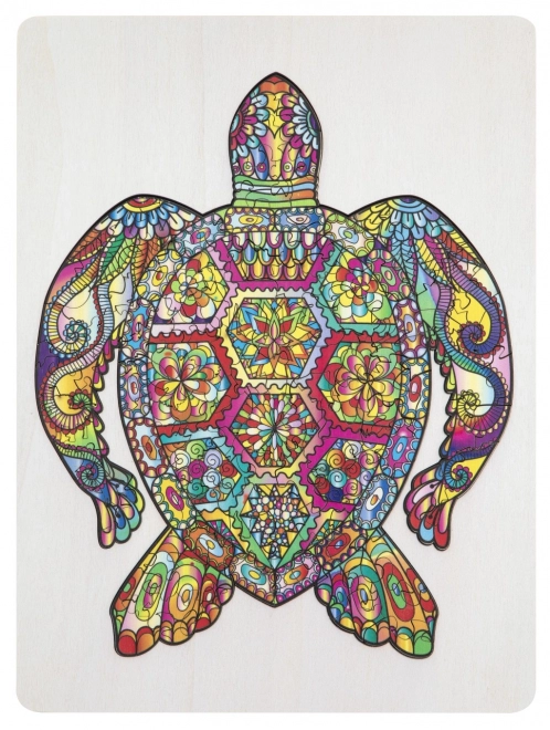 MOXY Obrysov puzzle želva 130 delov