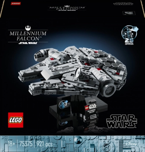Lego Star Wars 75375 Millennium Falcon – zbirateljski model za odrasle