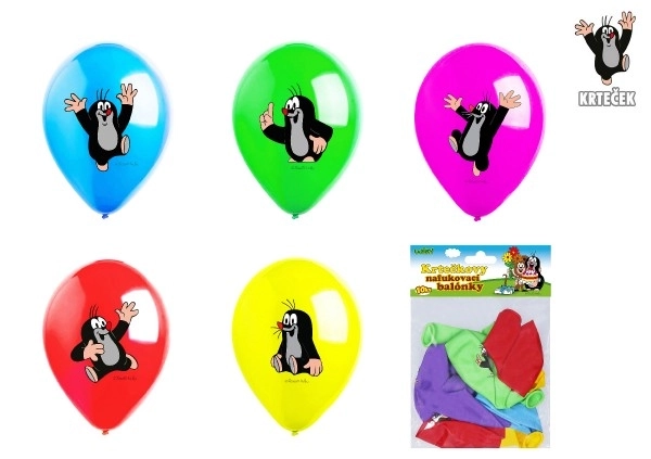 Balonček napihljiv Krtek 30 cm - 10 kosov