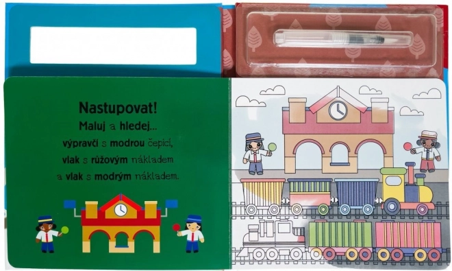 Svojtka & Co. Slikanje z vodo: Vlaki