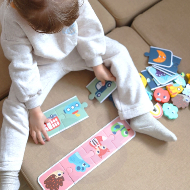 Woopie Green Leseno Pexeso - Dotikalne Puzzle