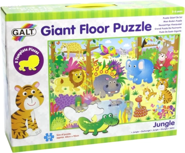 Galt orjaške talne puzzle džungla, 30 kosov