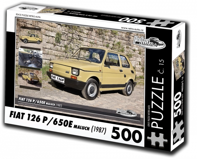 Sestavljanka Retro-avtomobili Fiat 126p Maluch (1987) – 500 kosov