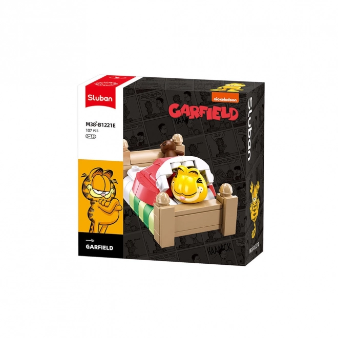 Sluban sestavljanka Garfield v postelji