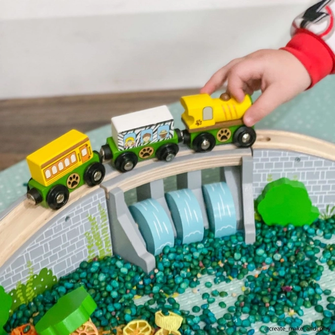 Most z vodnim padcem Bigjigs Rail