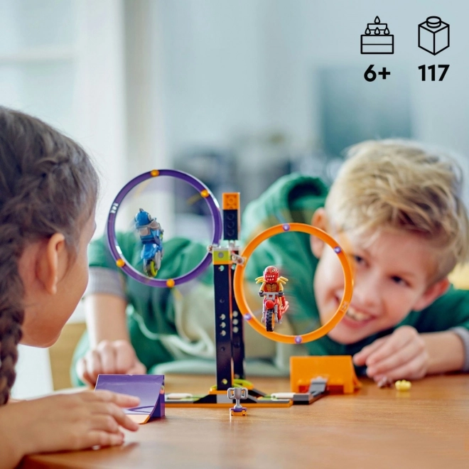 LEGO® City 60360 Kaskaderski izziv z vrtečimi se obroči
