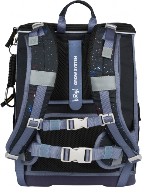 Šolski set BAAGL: Zippy Plus Pixel Space - aktovka, puščica, vrečka