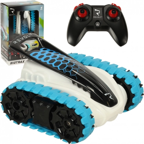 Gosenični RC model REVOLT BIOTRAX, 2,4 GHz, LED, za teren, modro-bel