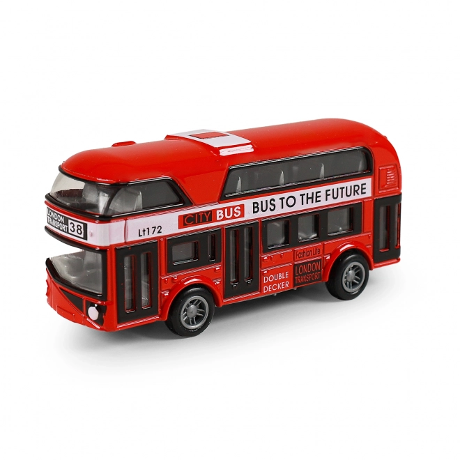 Avtobus londonski dvonadstropni rdeč