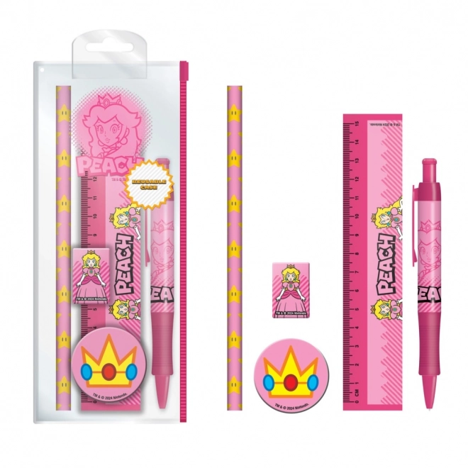 Šolski set Super Mario (Peach)