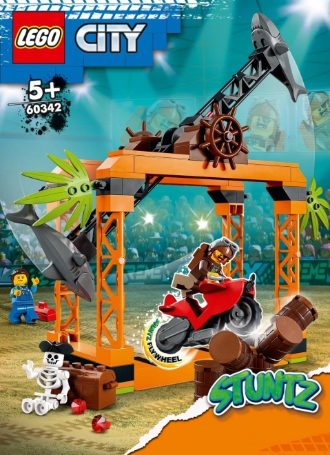 LEGO® City 60342 Izziv s kaskaderji sredi morskega psa