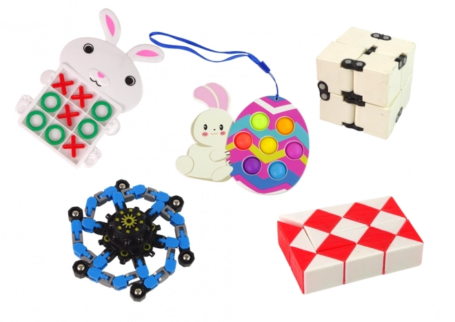 Velikonočna antistresna zbirka Fidget Toys 36 kosov