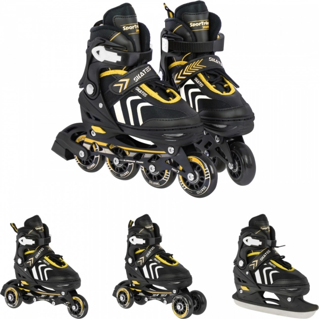 3v1: in-line, trek in ledene drsalke