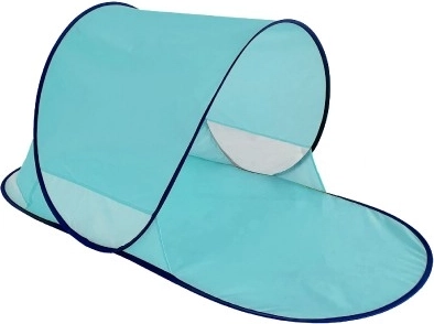 Samopostavljiv plažni šotor z UV filtrom – Moder