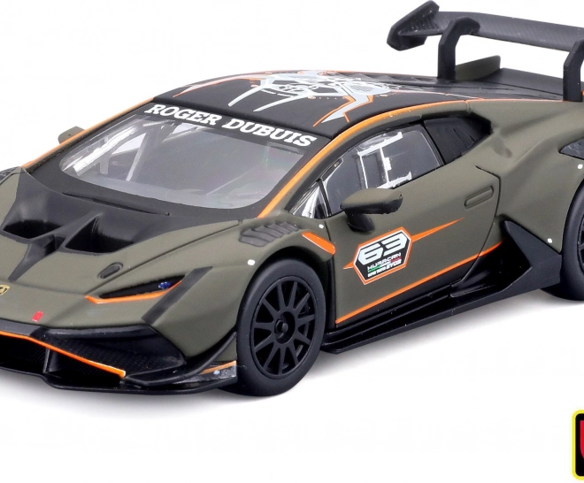 Kovinski model BBURAGO 1:43 LAMBORGHINI Huracán Super Trofeo EVO2 v dekorativni škatli
