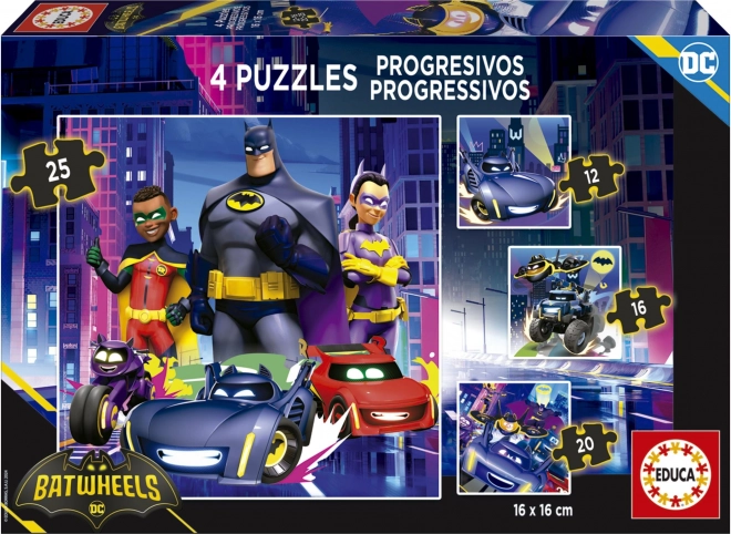 Educa sestavljanka Batwheels 4v1