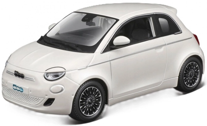 Bburago Fiat 500e 2023 bel model avtomobila