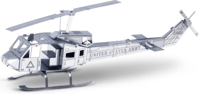 3D model kovinskega helikopterja Bell UH-1 Huey