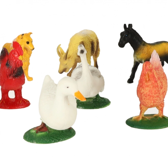 Set izobraževalnih figur živali na kmetijo