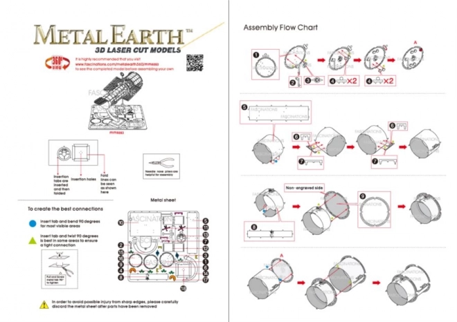 METAL EARTH 3D puzzle Hubblejev teleskop