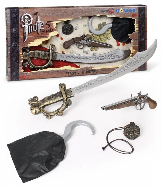 Pirati set z mačeto (Gonher)