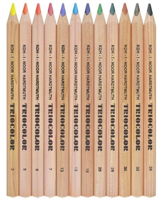 KOH-I-NOOR Trikotne barvice Triocolor 3152 - 12 kosov
