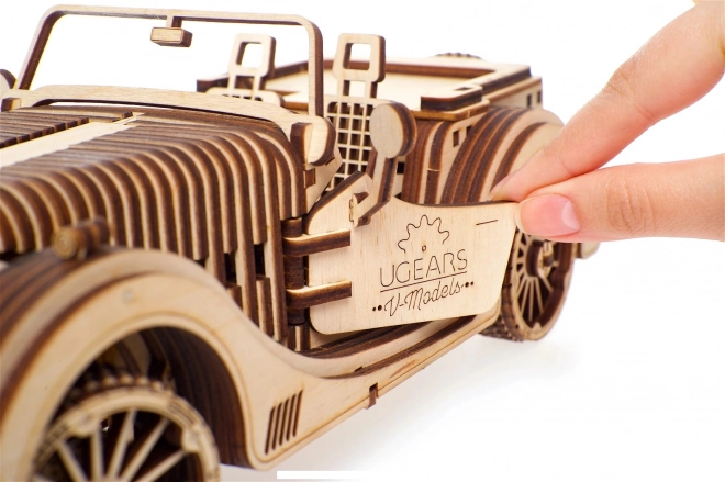 Ugears 3D sestavljanka - Roadster VM 01 - 437 kosov