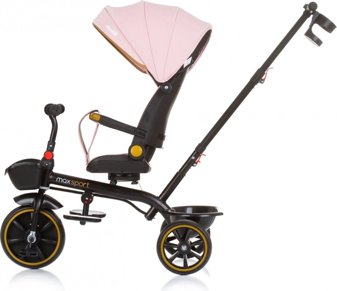 Trikolesnik s streho Max Sport 2v1 Flamingo