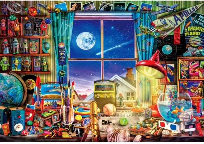 Clementoni puzzle potovanje na Luno 500 kosov