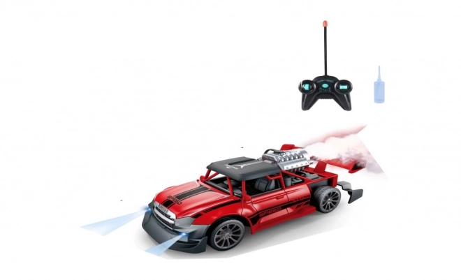RC avto 1:20 z dimnim učinkom rdeče
