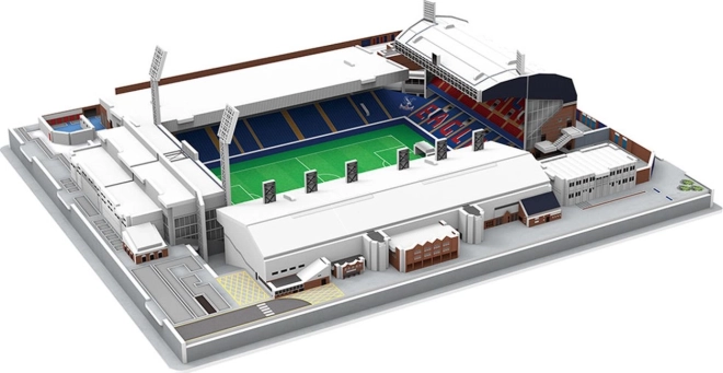 3D sestavljanka stadiona Selhurst Park – CRYSTAL PALACE, 94 kosov