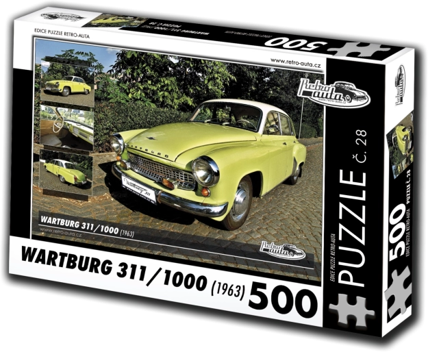 retro-avto sestavljanka wartburg 311 (1963) – 500 koščkov