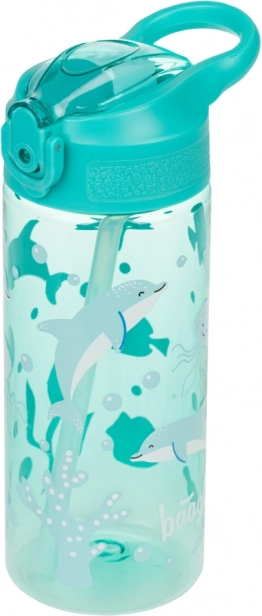 Tritanska steklenica s slamico ocean 500 ml