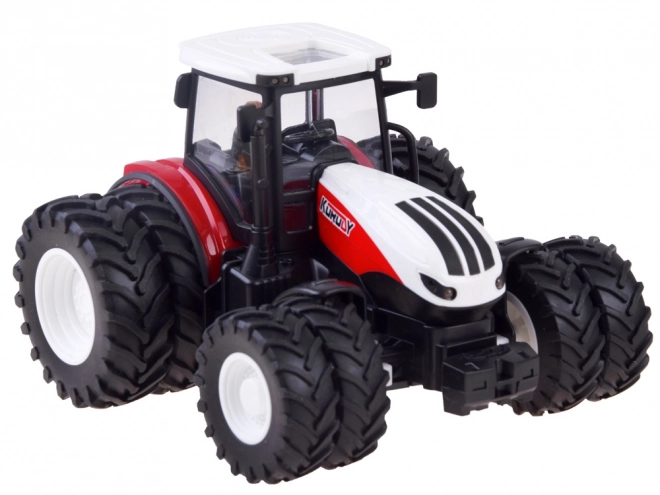 Daljinsko voden traktor z gumijastimi kolesi + prikolica RC0601