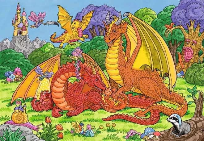 Ravensburger sestavljanka Čarobni gozd 2x24 kosov